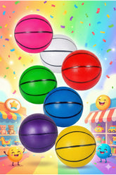 5’li Yumuşak Basketbol Topu Seti • 11 cm • Hafif Çocuk Oyun Topu • Renkli Mini Top Seti