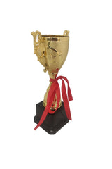 Plastik Ödül Kupası, Başarı Kupası, Kurdeleli Hediyelik Kupa Gold Renk