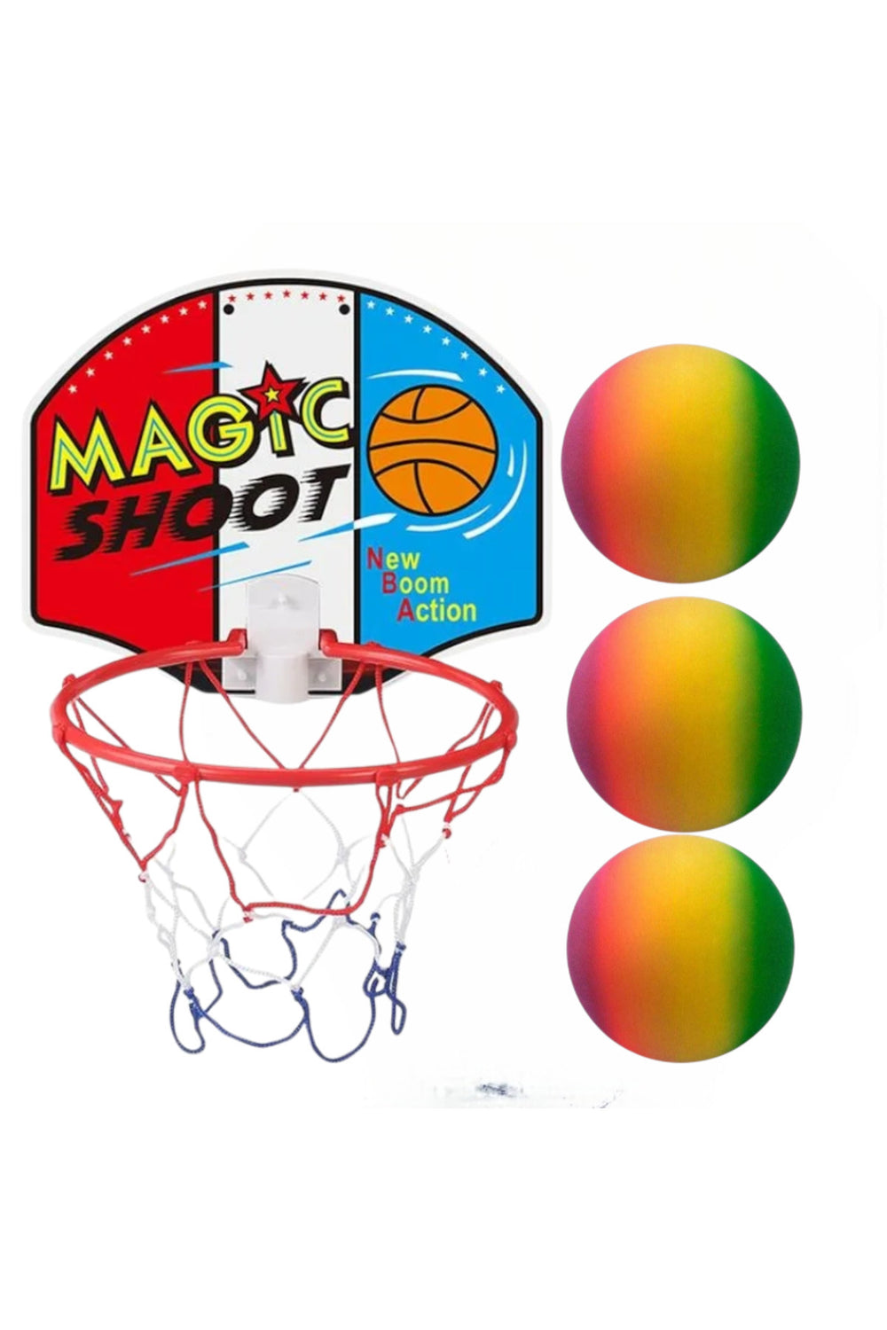 3 Adet Top+ Kapıya takılabilir Büyük Boy Oyuncak Basketbol Potası