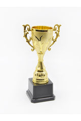 "Plastik Ödül Kupası, Başarı Kupası, Kurdeleli Hediyelik Kupa Gold Renk"