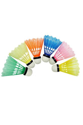 Badminton Topu 6'lı Renkli Plastik
